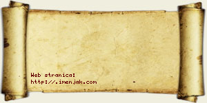 Dimitrije Stojmenović vizit kartica